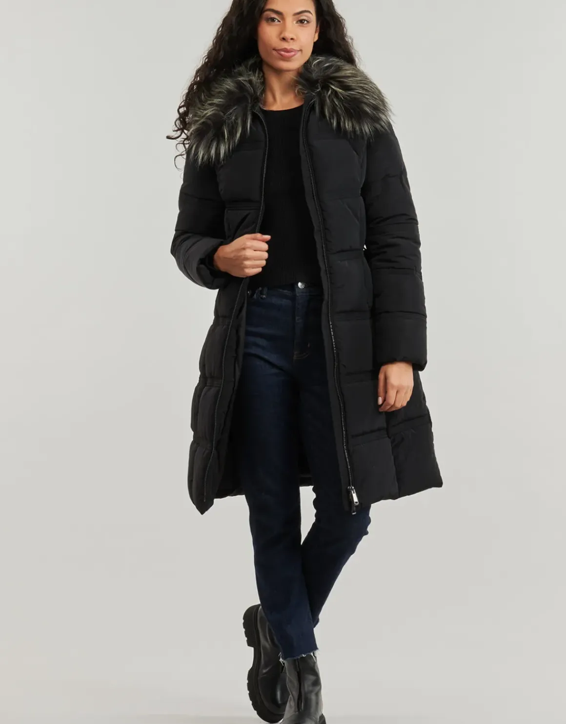 Guess - NEW MARISOL LONG BELTED JACKET
