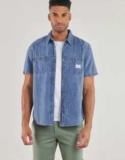 Guess - REGULAR SS DENIM SHIRT
