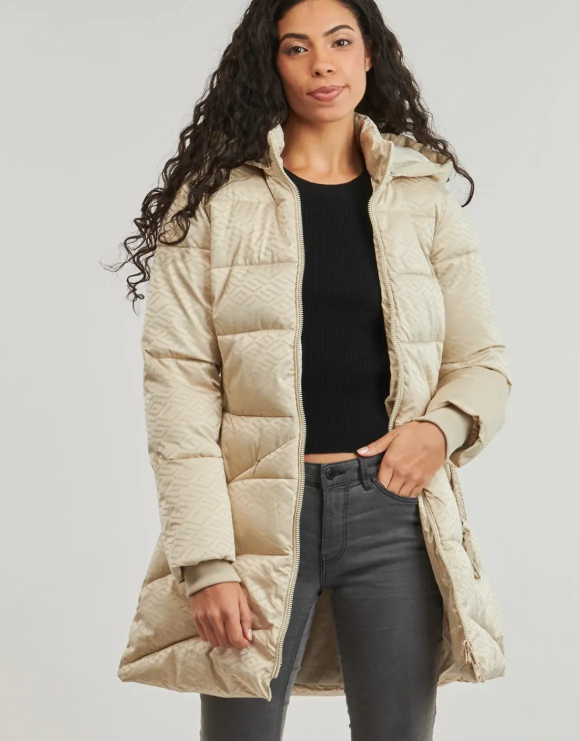 Guess - SELINE LOGO MIDI PUFFER