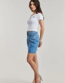 Guess - SL CN SNAP EMBRO SLIM TOP