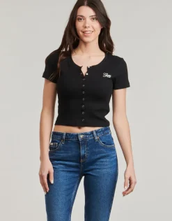 Guess - SL CN SNAP EMBRO SLIM TOP