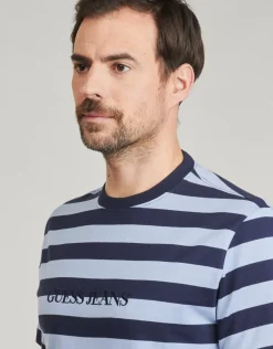 Guess - SS CN REG STRIPED YD TEE