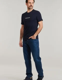 Guess - SS CN SLIM LOGO EMBRO TEE