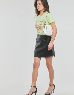 Guess - SS CN TRIANGLE FLOWERS TEE