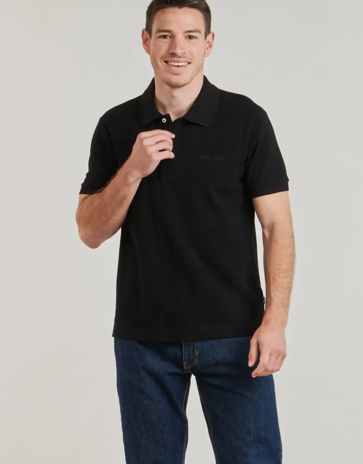 Guess - SS EMBRO LOGO POLO