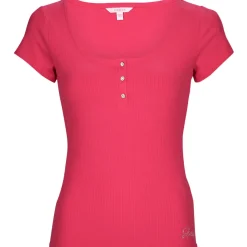 Guess - SS KARLEE JEWEL BTN HENLEY