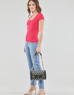Guess - SS KARLEE JEWEL BTN HENLEY