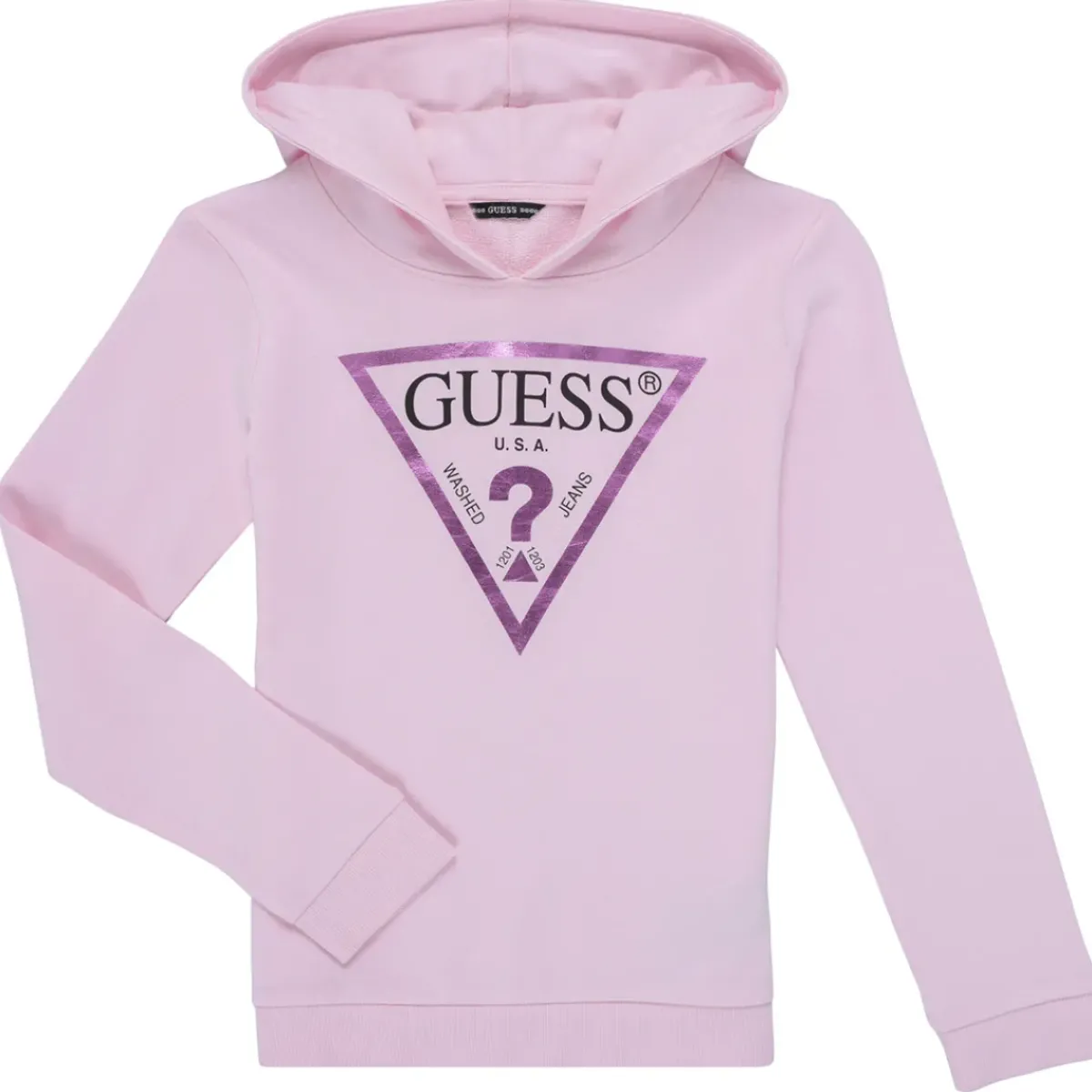 Guess - HOODED LS FLEECE_CORE