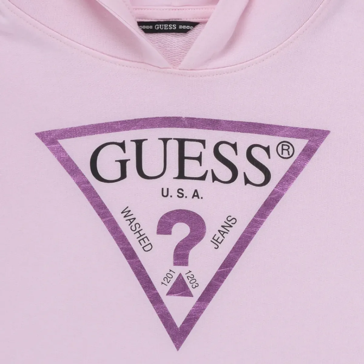 Guess - HOODED LS FLEECE_CORE