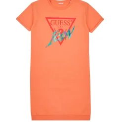 Guess - ROLLED UP SLEEVES TERRY DRESS