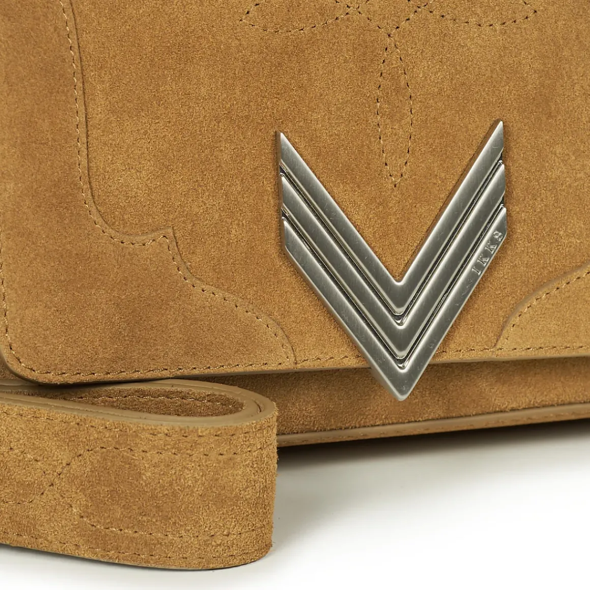 Ikks - 111 WESTERN COL CAMEL DECOUPE SUEDE