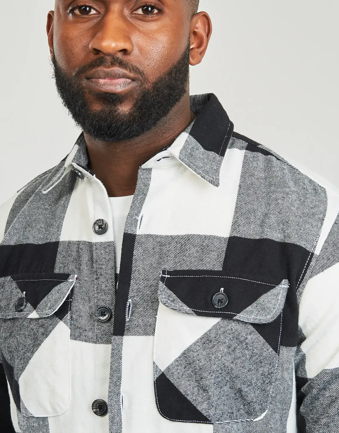 Jack & Jones - JJEDARREN BUFFALO OVERSHIRT LS