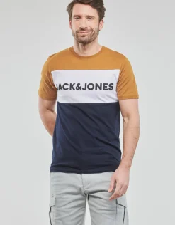 Jack & Jones - JJELOGO BLOCKING TEE SS