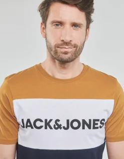 Jack & Jones - JJELOGO BLOCKING TEE SS