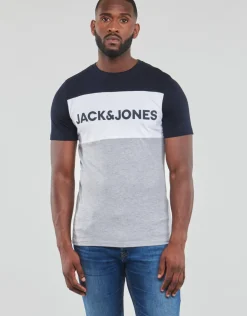 Jack & Jones - JJELOGO BLOCKING TEE