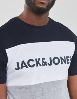 Jack & Jones - JJELOGO BLOCKING TEE