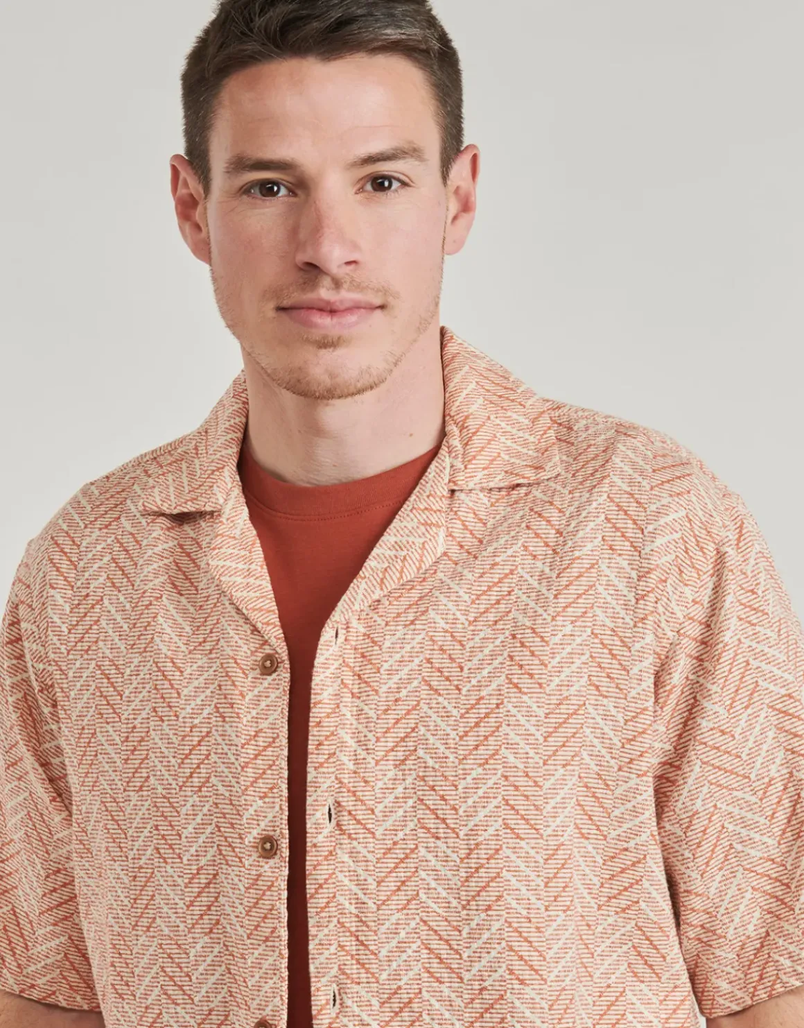 Jack & Jones - JPRBLUVINCENT PRINT RESORT S/S SHIRT SN