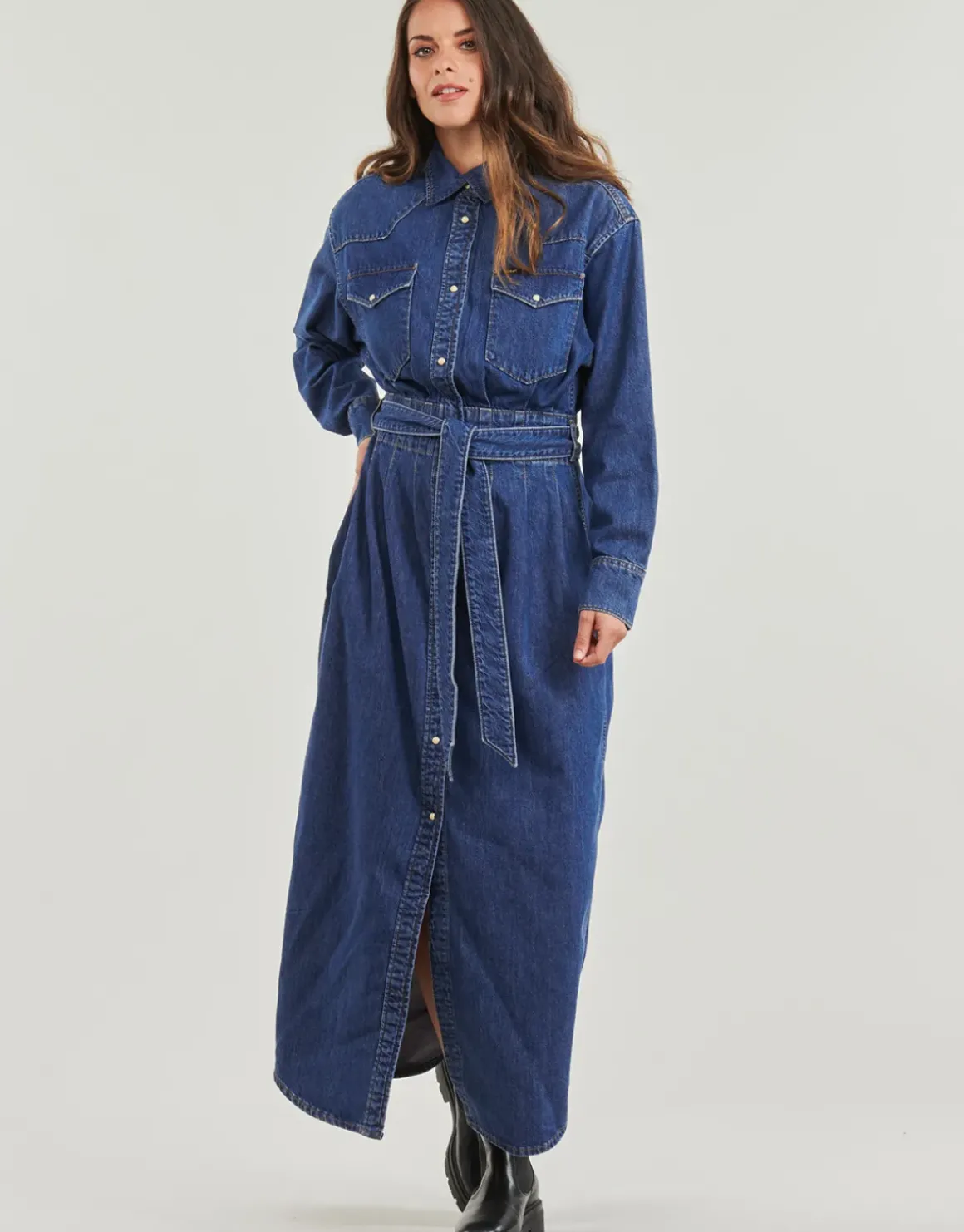 Lee - BELTED WESTERN DRESS