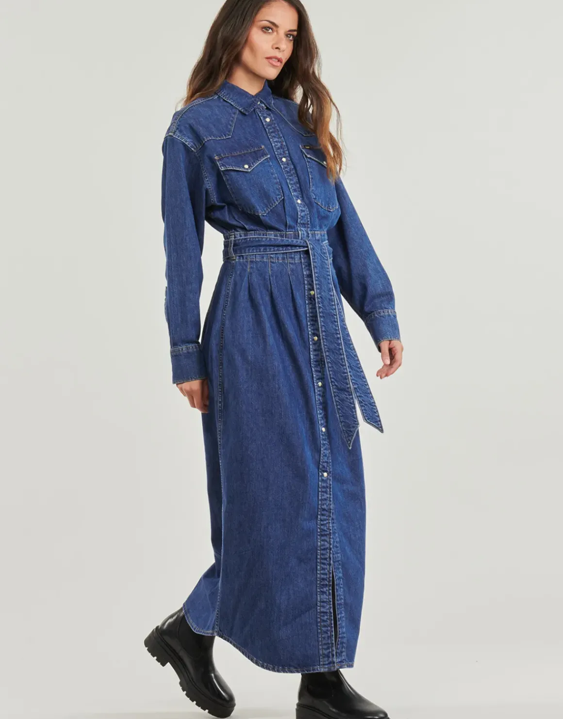 Lee - BELTED WESTERN DRESS