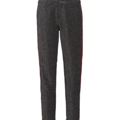 Maison Scotch - TAPERED LUREX PANTS WITH VELVET SIDE PANEL