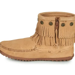 Minnetonka - DOUBLE FRINGE SIDE ZIP BOOT