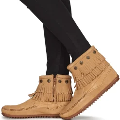 Minnetonka - DOUBLE FRINGE SIDE ZIP BOOT