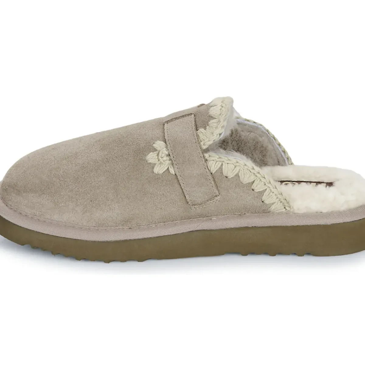 Mou - SUEDE SHEEPSKIN CLOG ESKIMO