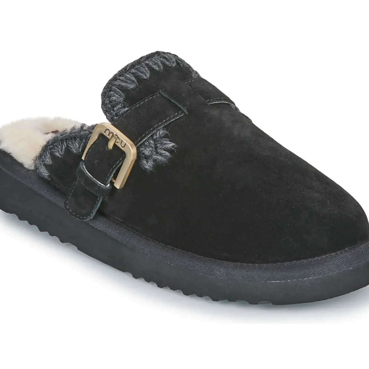 Mou - SUEDE SHEEPSKIN CLOG ESKIMO