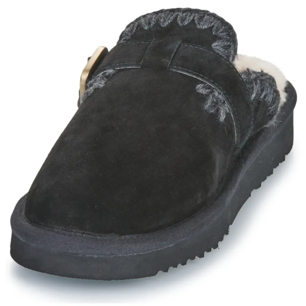 Mou - SUEDE SHEEPSKIN CLOG ESKIMO