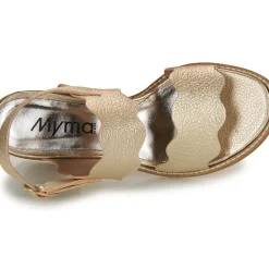 Myma - 7745MY02-SAND-TRUNCK-PLATIN=7745MYXX-CUIR-FOULONNE-TRUNK-PLATINE