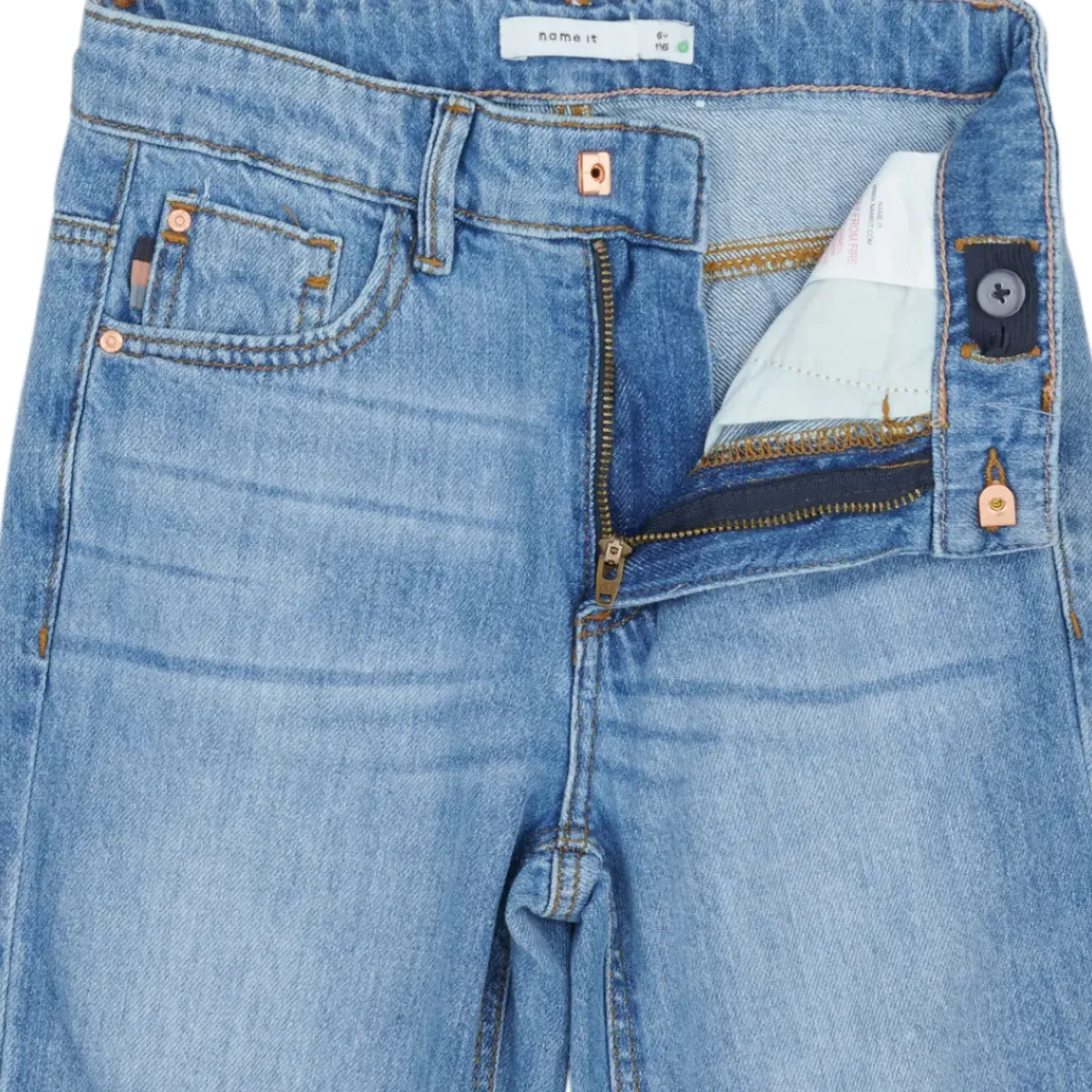 Name it - NKFROSE HW STRAIGHT JEANS 9222-BE