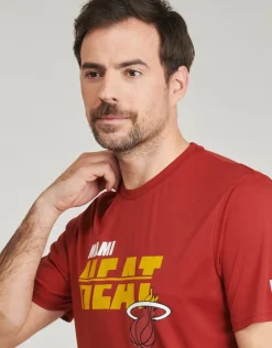 New-Era - NBA ESSENTIALS TEE MIAMI HEAT