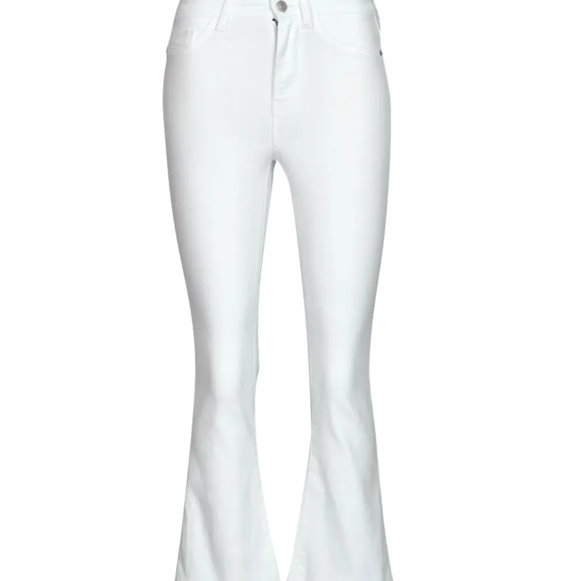 Noisy May - NMSALLIE HW KICK FLARED JEANS VI163BW S*