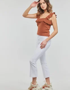 Noisy May - NMSALLIE HW KICK FLARED JEANS VI163BW S*