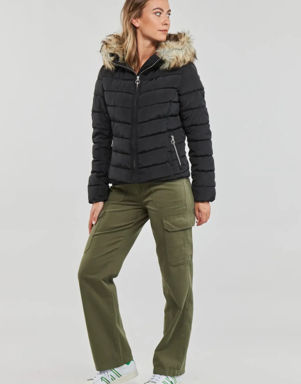 Only - ONLELLAN QUILTED HOOD JACKET CC OTW
