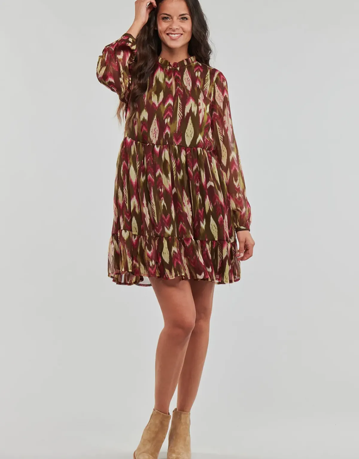 Only - ONLPAM LIFE L/S HIGHNECK DRESS PTM