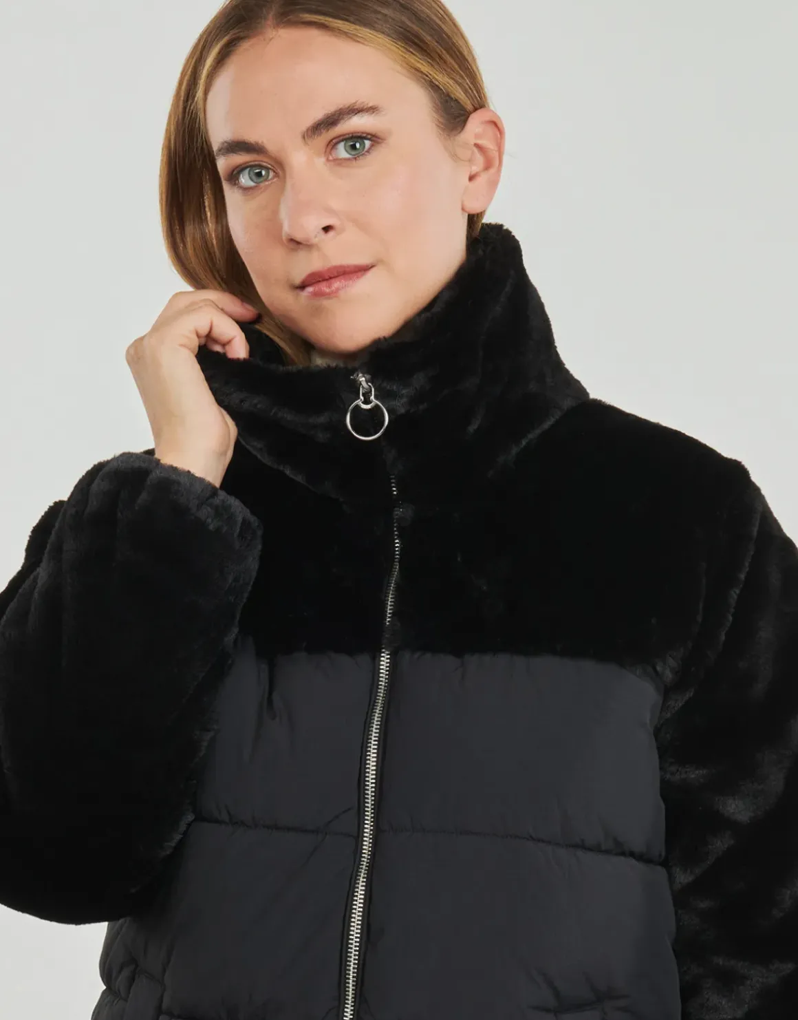 Only - ONLWANJA FUR PUFFER MIX COAT CC OTW