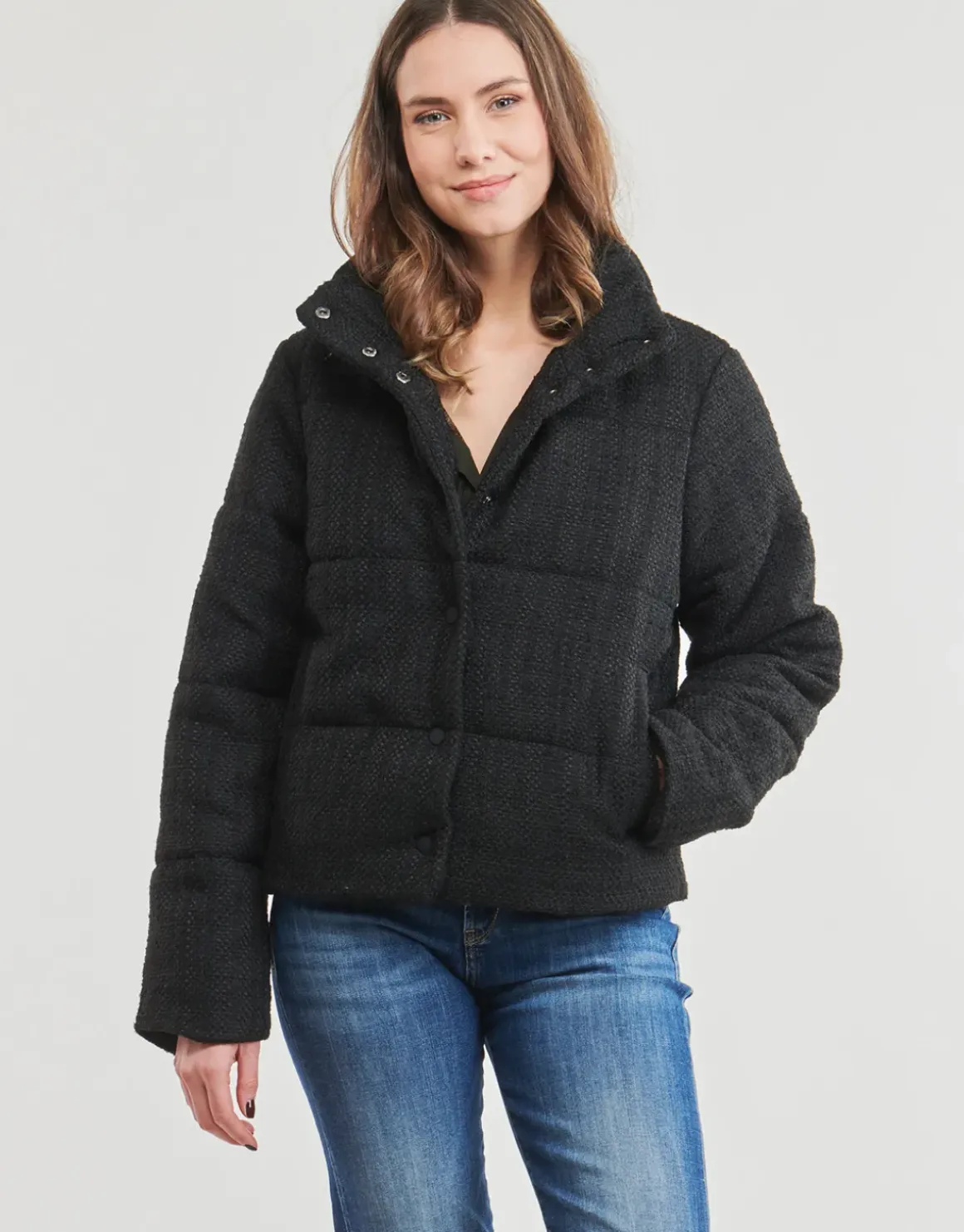 Only - ONLWIKI BOUCLE MIX PUFFER JACKET OTW