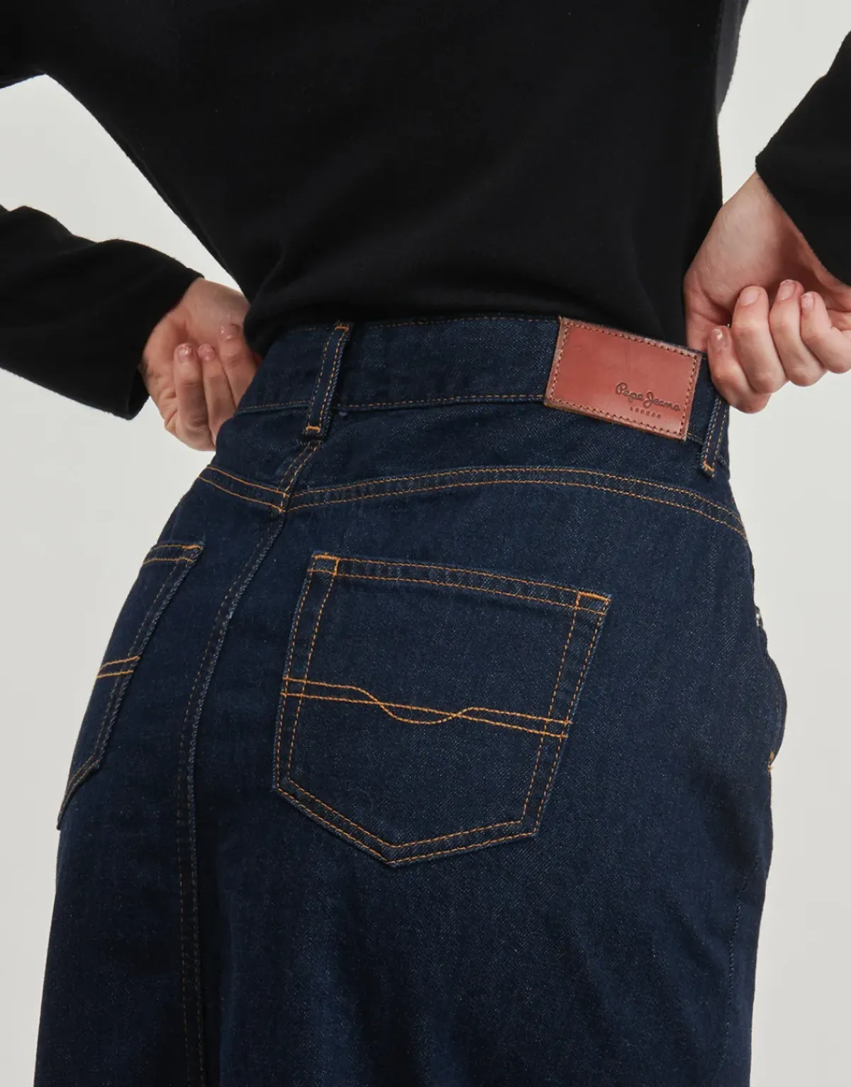 Pepe jeans - MIDI SKIRT HW