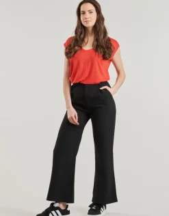 Pieces - PCBILLO TEE LUREX STRIPES