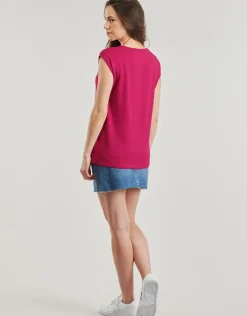 Pieces - PCBILLO TEE LUREX STRIPES
