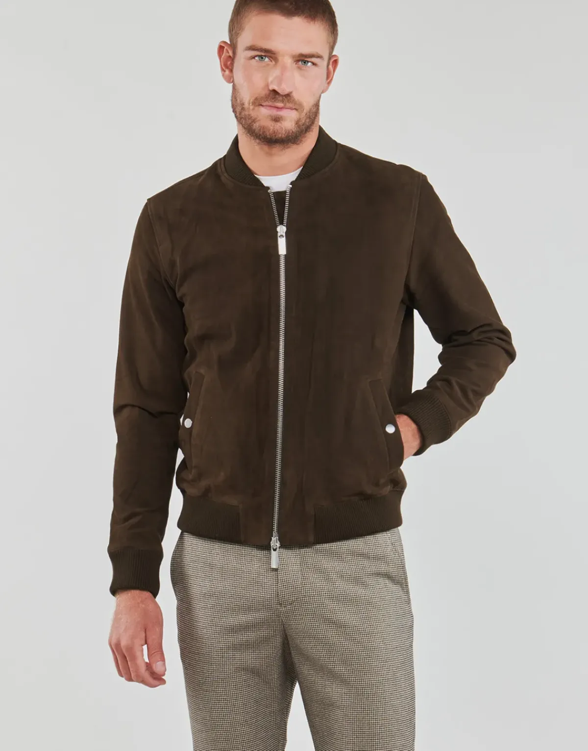 Selected - SLHARCHIVE BOMBER SUEDE JKT NOOS