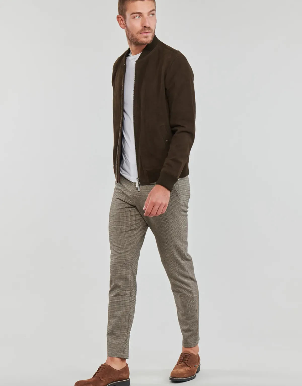 Selected - SLHARCHIVE BOMBER SUEDE JKT NOOS