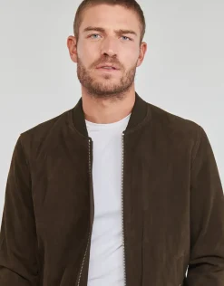 Selected - SLHARCHIVE BOMBER SUEDE JKT NOOS