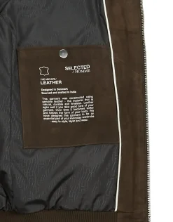 Selected - SLHARCHIVE BOMBER SUEDE JKT NOOS