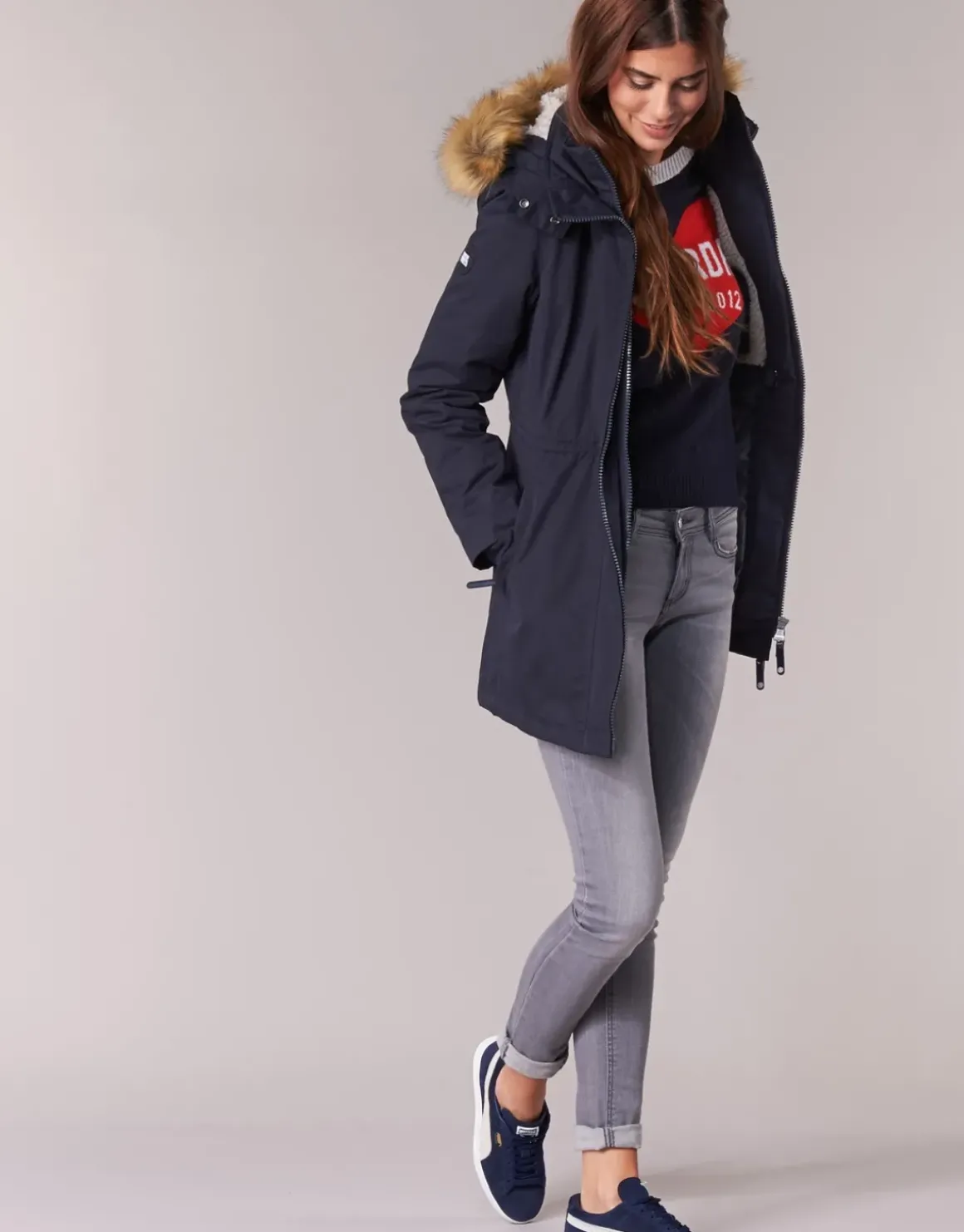 Superdry - HOODED MICROFIBRE