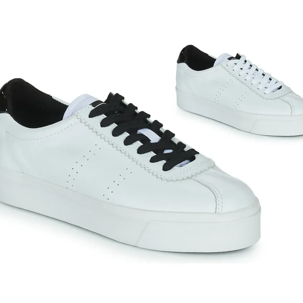 Superga - WHITE BLACK