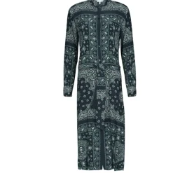 Tommy Hilfiger - BANDANA VIS MIDI SHIRT DRESS LS