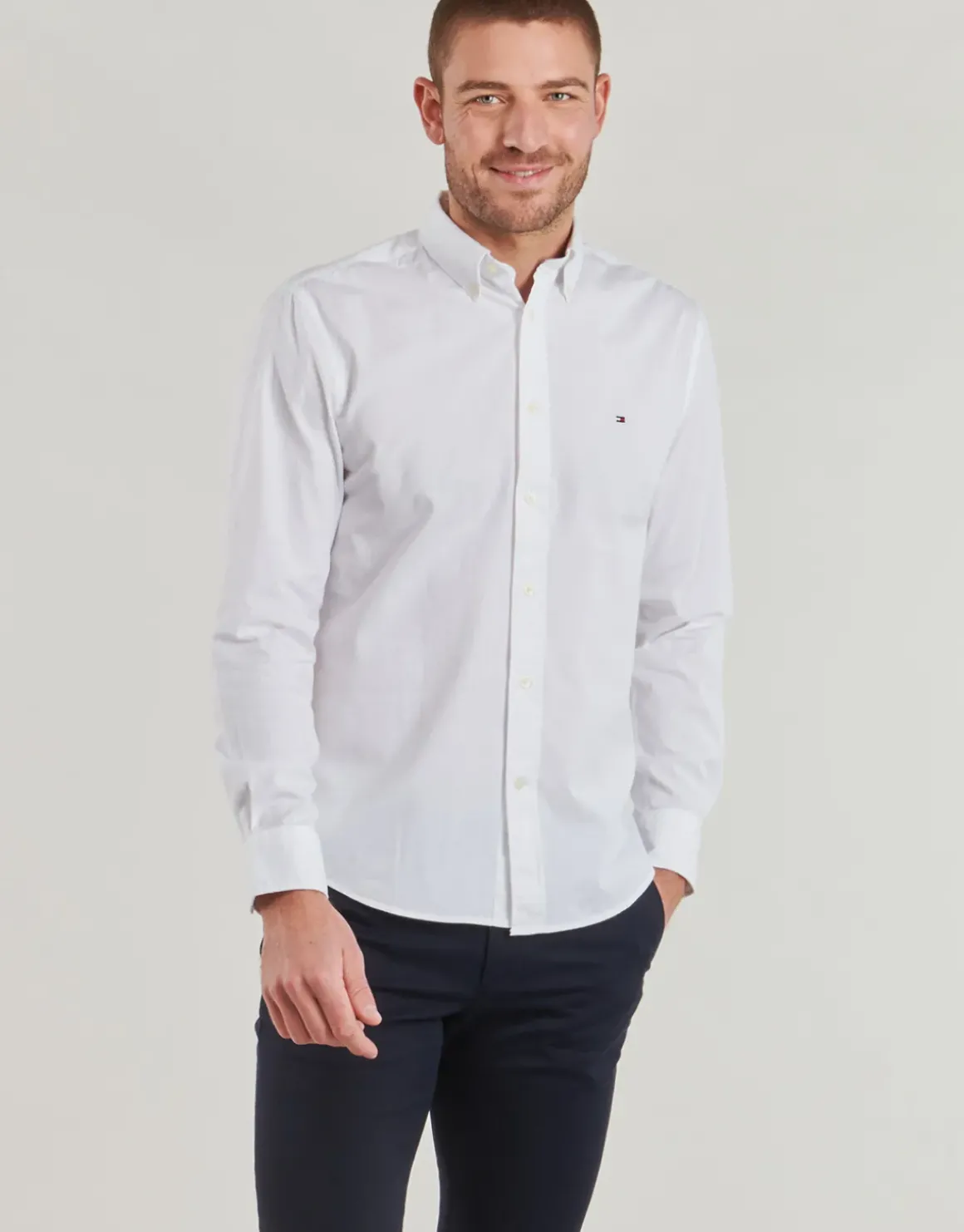 Tommy Hilfiger - CORE FLEX POPLIN SOLID RF SHIRT