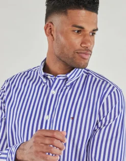 Tommy Hilfiger - FLEX POPLIN BOLD STRIPE RF SHIRT